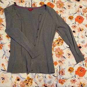 Gray Cardigan